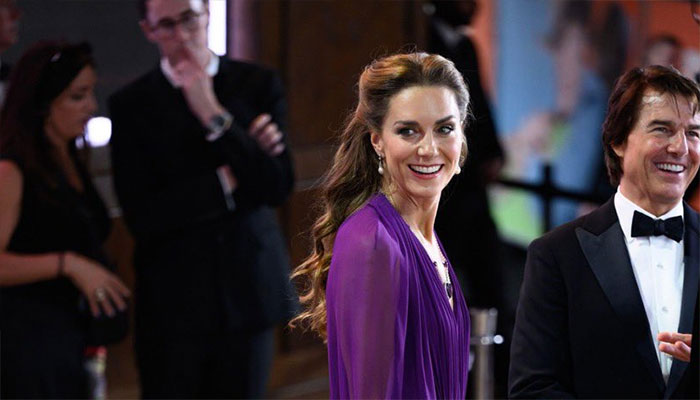 Princess Kate makes red-carpet return in purple alongside Prince William