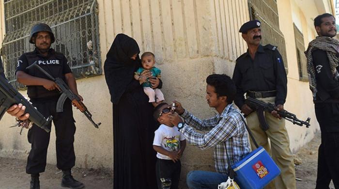 Two policemen guarding polio team martyred in Balochistan's Nushki
