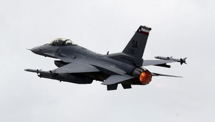 A US Air Force F-16 jet fighter takes off from an airbase during CRUZEX, a multinational air exercise hosted by the Brazilian Air Force, in Natal, Brazil November 20, 2018. — Reuters