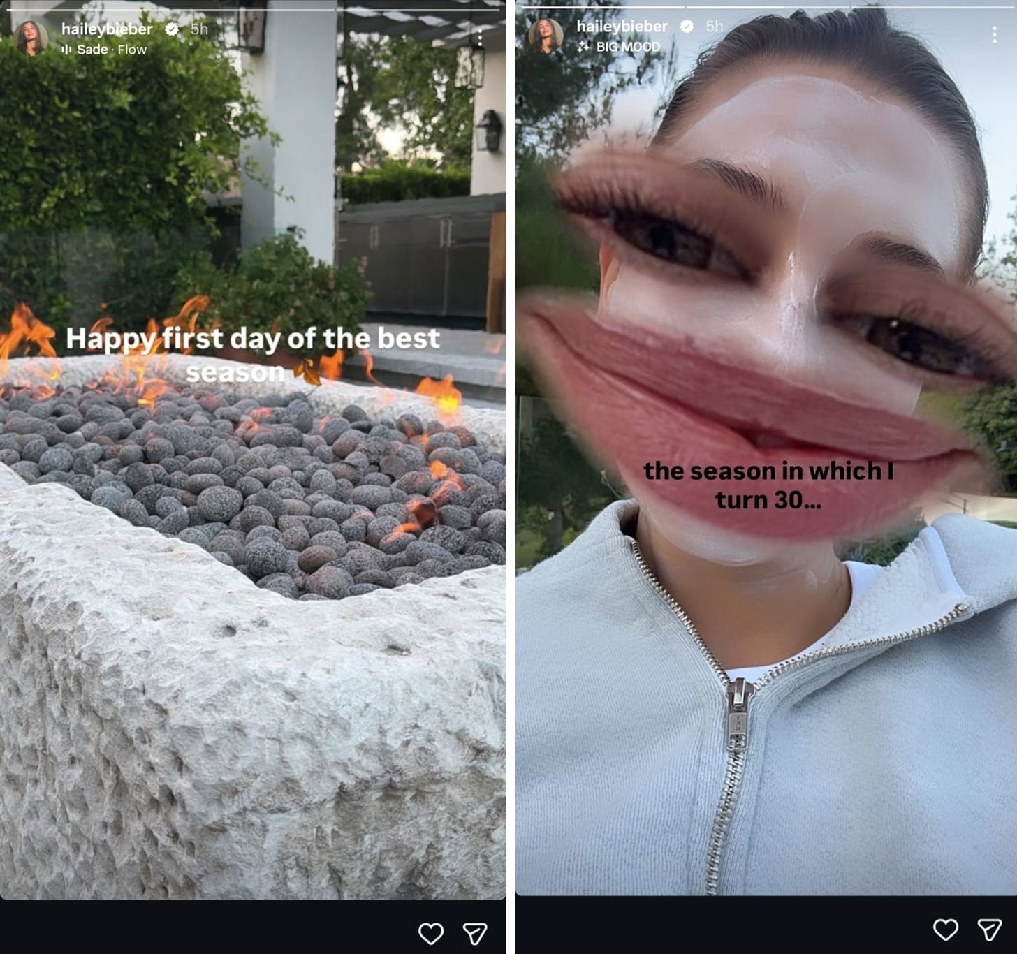Hailey Bieber welcomes fall with a birthday reminder