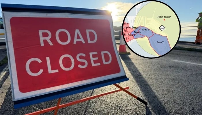 WW2 unexploded bomb found near Falmouth Docks triggers evacuation of over 300 homes