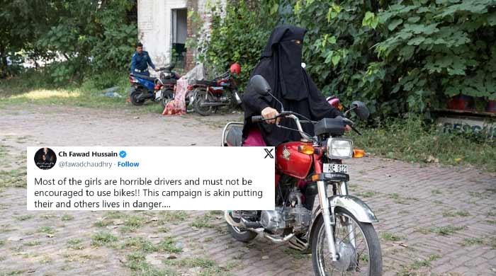Fawad Chaudhry faces backlash over ‘horrible drivers' remarks about women riders