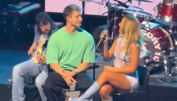 Ashley Cooke on kissing Matt Rife in Baby Blues music video