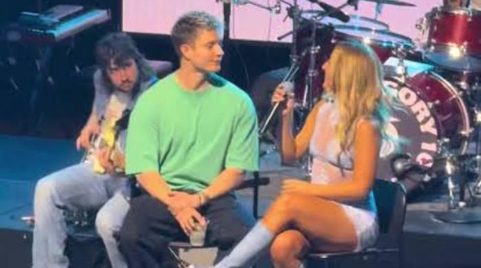 Ashley Cooke on kissing Matt Rife in 'Baby Blues' music video