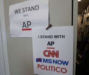 Trump's ban on three news outlets faces legal challenge in US court