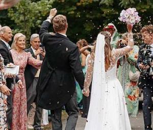 Duchess Sophie adds lively, elegant touch to royal wedding