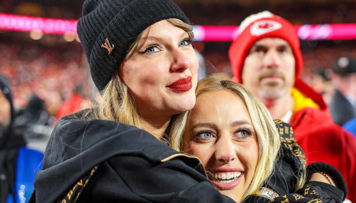 Brittany Mahomes shows support for Taylor Swifts expanded Showgirl album