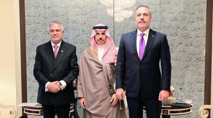 Makkah pact: Pakistani, Turkish, Saudi FMs discuss security issues on UNGA sidelines