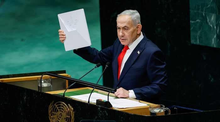 Protests and walkout mark Netanyahu's UN speech