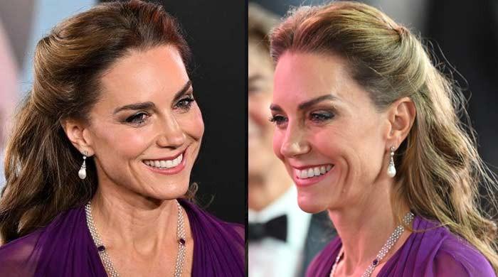 Princess Kate's breathtaking purple glamour lifts hearts, elevates the mood