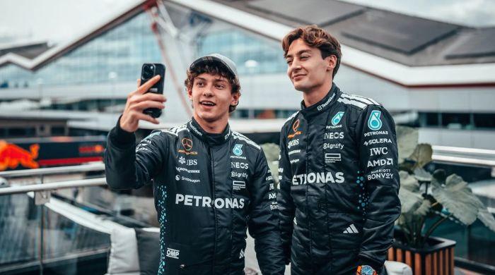 Azerbaijan GP: Russell takes pole as Antonelli's crash opens door in F1 title fight