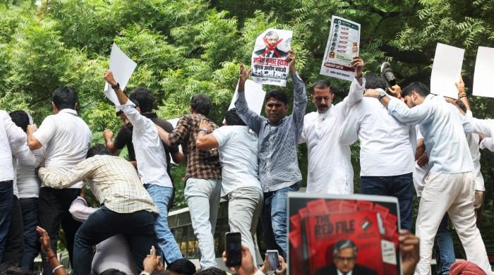 Indian police use tear gas against protesters seeking election chief's ouster