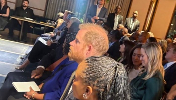 Prince Harry's touching reaction as President hails special bond with country