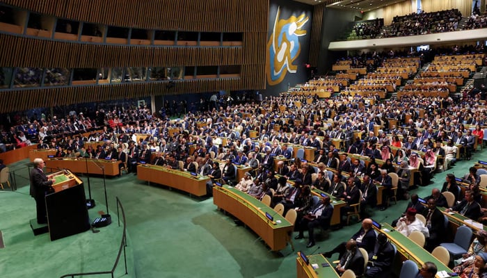 United Nations Secretary-General Antonio Guterres addresses the 81st United Nations General Assembly at UN headquarters in New York City, US, September 22, 2026. — Reuters