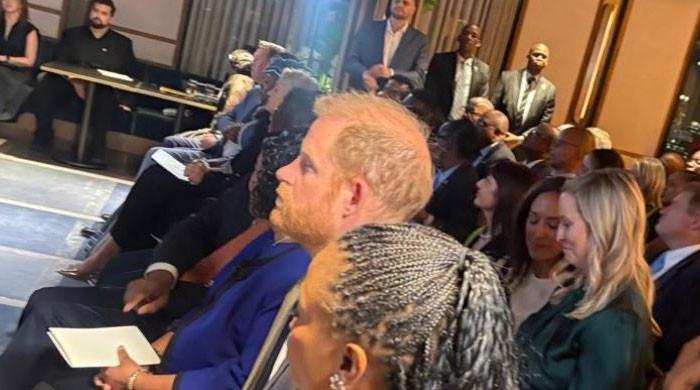 Prince Harry's touching reaction as President hails special bond with country