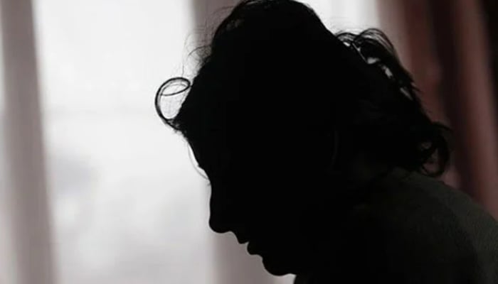 This representational shows a silhouette of a woman. — AFP/File