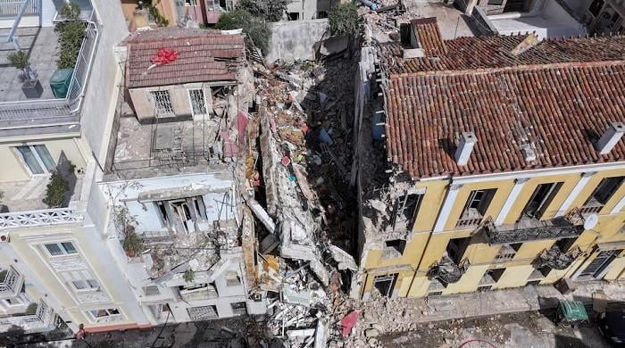 Four Americans among six killed in Athens building collapse after explosion