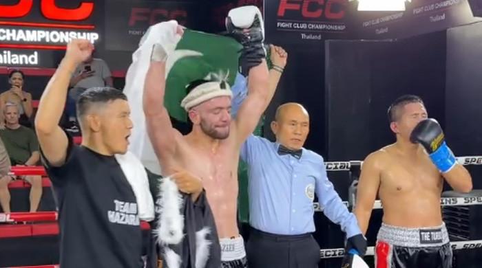 Pakistani boxer Usman Wazeer wins 19th int'l world ranking fight