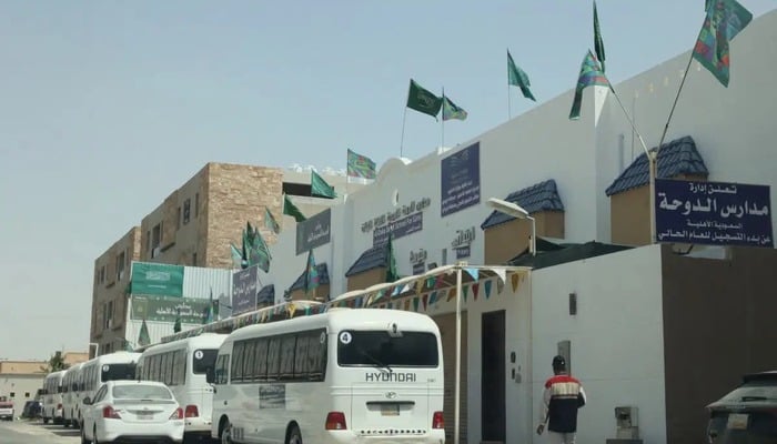 This photo shows a general view of a closed school in Riyadh on September 27, 2026. — AFP