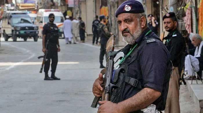 Three traffic police personnel martyred in Tank gun attack