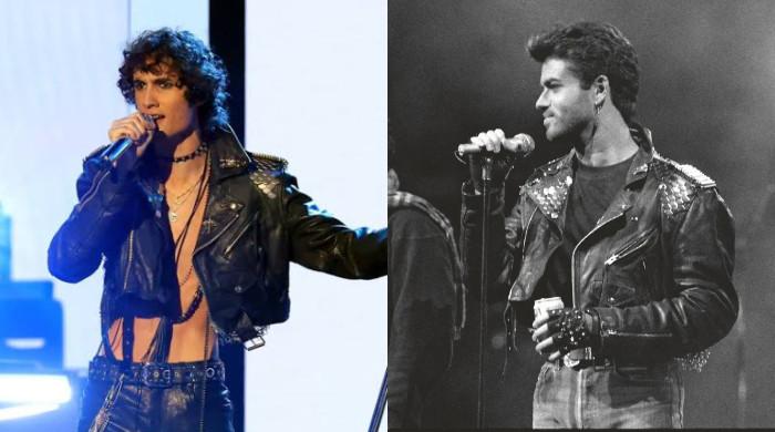Sombr's VMAs look reveals a special tribute to George Michael