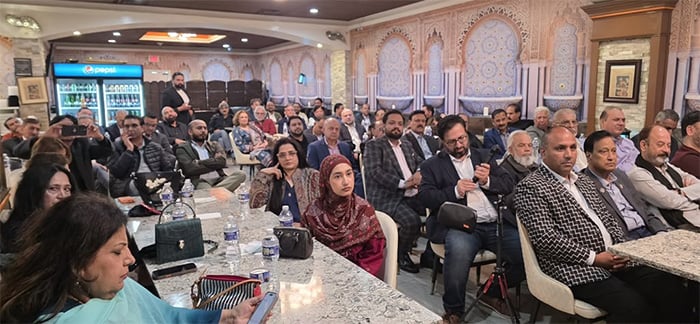 Pakistani American Press Association (Papa) hosts a reception and dinner in Washington for Pakistani journalists who travelled to the United States to cover the 81st session of the United Nations General Assembly. — Pakistani American Press Association