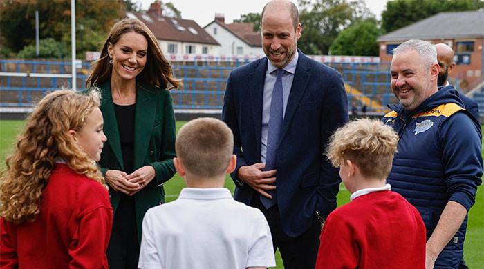 Prince William and Kate Middleton are back with a bang at Leeds Rhinos