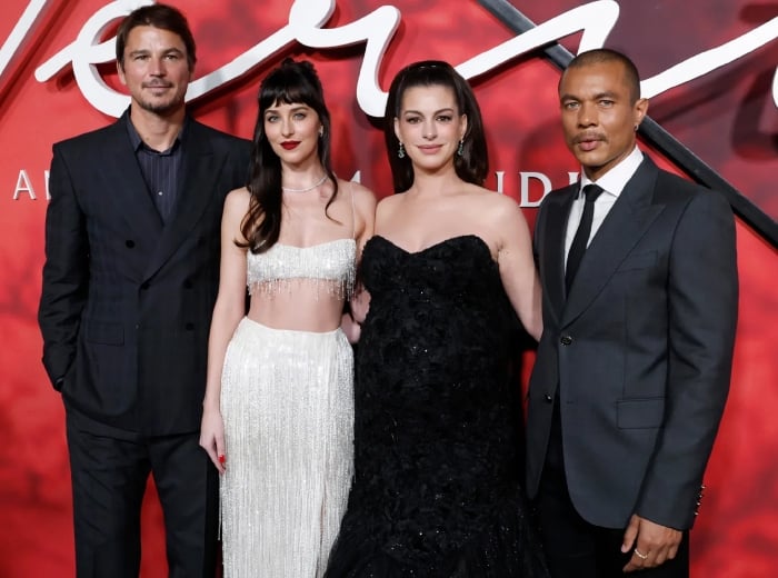 Pregnant Anne Hathaway turns heads at Verity premiere
