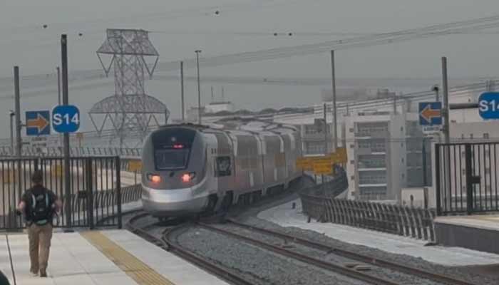 A wider view of Etihad Rail during its first operation just after launching on September 30th, 2026. — GeoNews