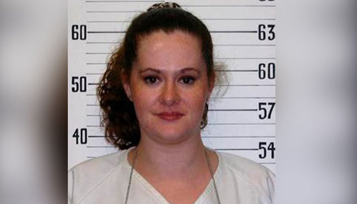 Christa Gail Pike, 36, the only woman on Tennessees Death Row, is pictured in this 2004 Tennessee Department of Correction booking photograph. — Reuters