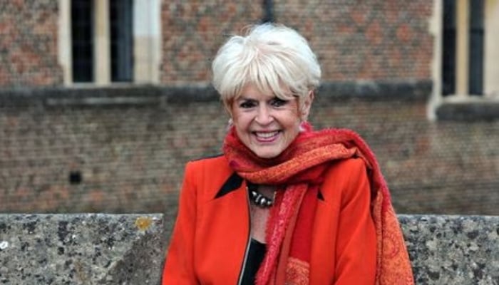 Gloria Hunniford could not contain her excitement after becoming a great-grandmother