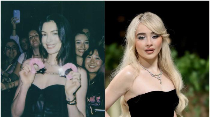 Anne Hathaway crowns Sabrina Carpenter as Hollywood's 'new It Girl'