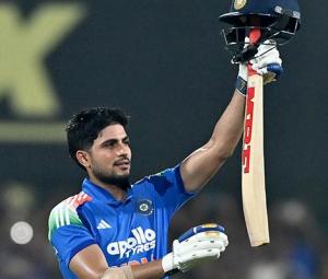 Gill smashes fastest ODI double ton as India chase 406 against West Indies