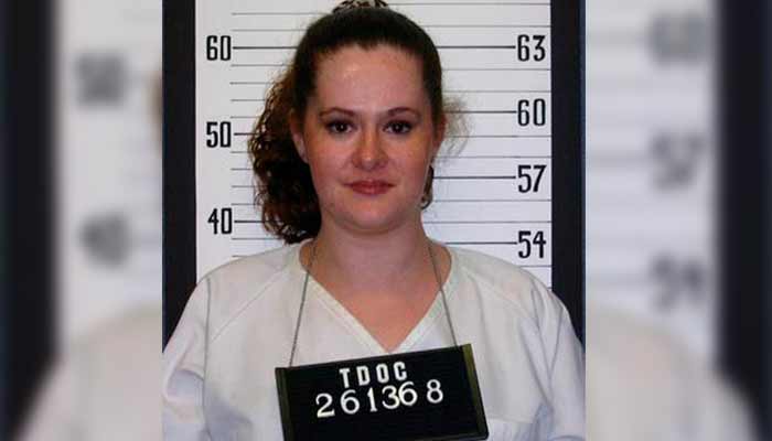 Christa Gail Pike, the only woman on Tennessees Death Row, is pictured in this 2004 Tennessee Department of Correction booking photograph obtained by Reuters on March 22, 2012.— Reuters