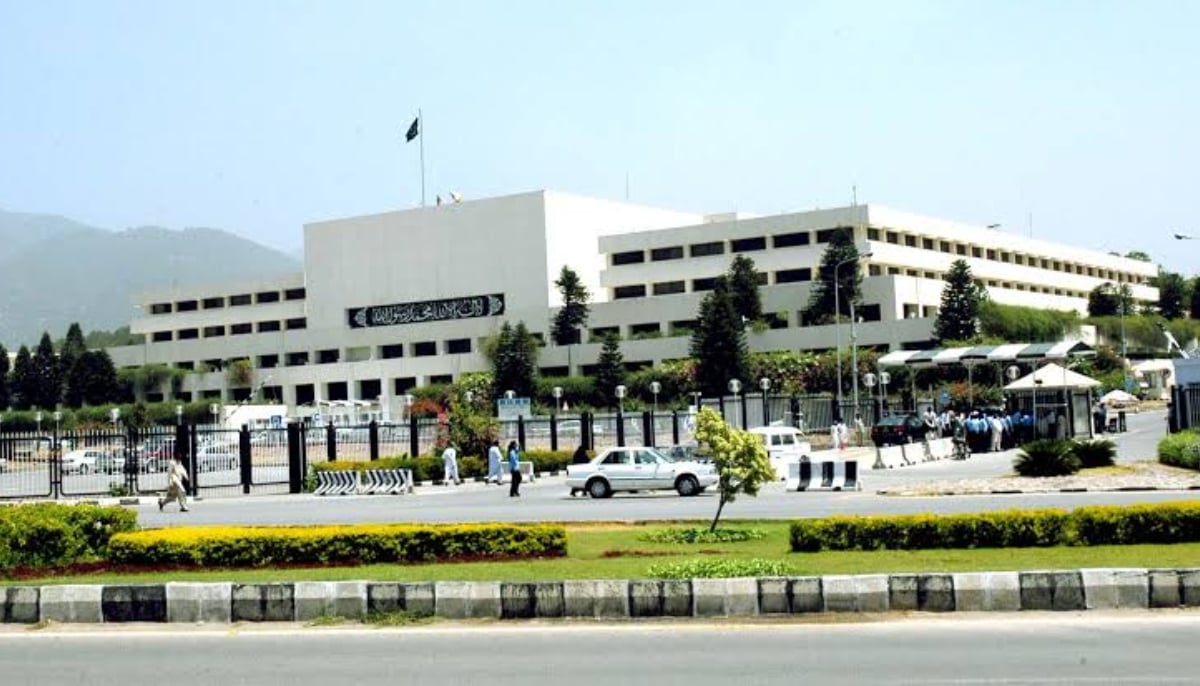 A view of the Parliament House building in Islamabad. — Senate