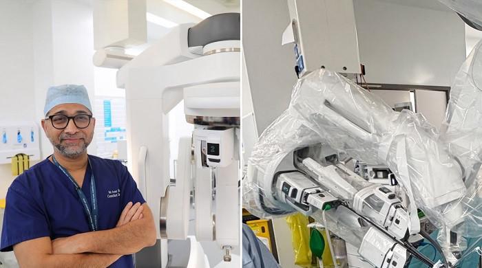 British-Pakistani surgeon sets new UK record with single-port robotic surgery