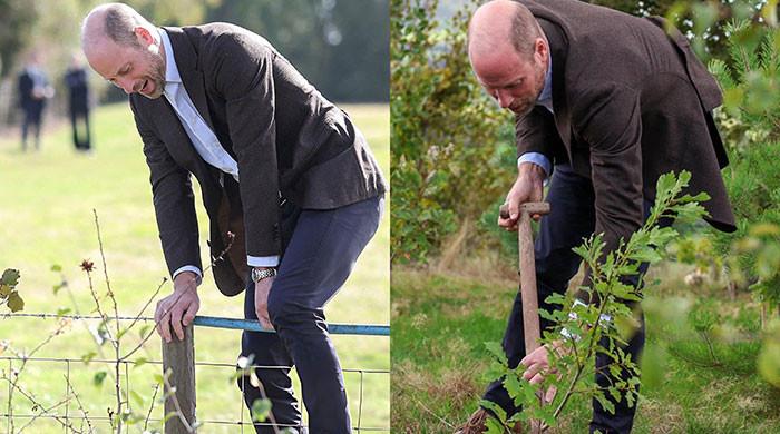 Prince William skips usual route with cheeky fence climb during Wales visit