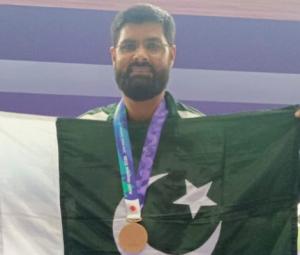 GM Bashir wins Asian Games bronze in 25m rapid fire pistol