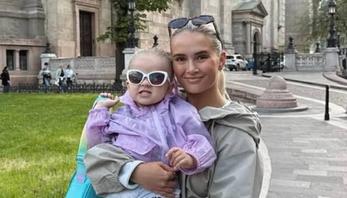 The influencer shares her two children, Bambi, three, and Midas, four months, with her partner Tommy Fury