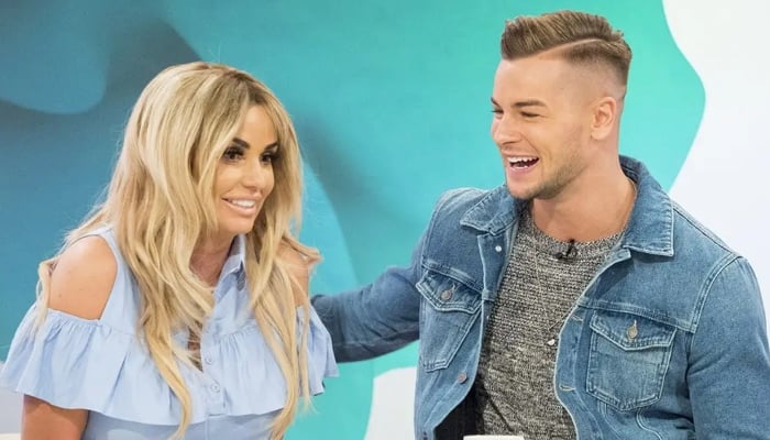 Katie Price faced the possibility of bumping into Chris Hughes and his girlfriend, JoJo Siwa, at Thorpe Park