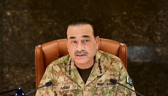 COAS and CDF Field Marshal Syed Asim Munir addresses 277th Corps Commanders’ Conference at General Headquarters (GHQ), Rawalpindi on October 2, 2026. — ISPR