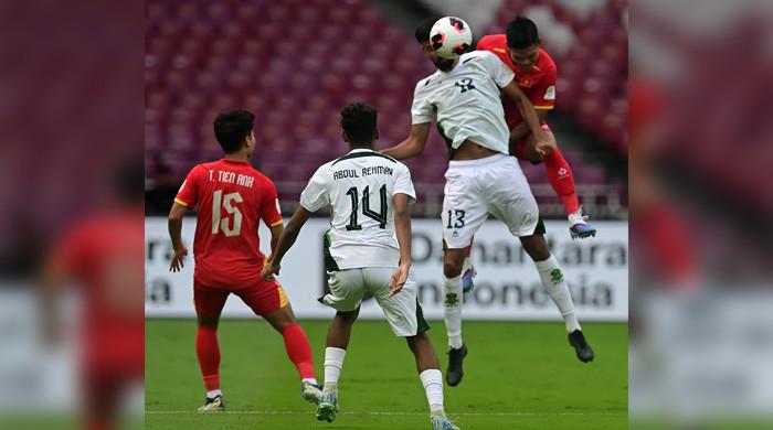 Pakistan bow out of FIFA ASEAN Cup after fighting 4-2 defeat to Vietnam