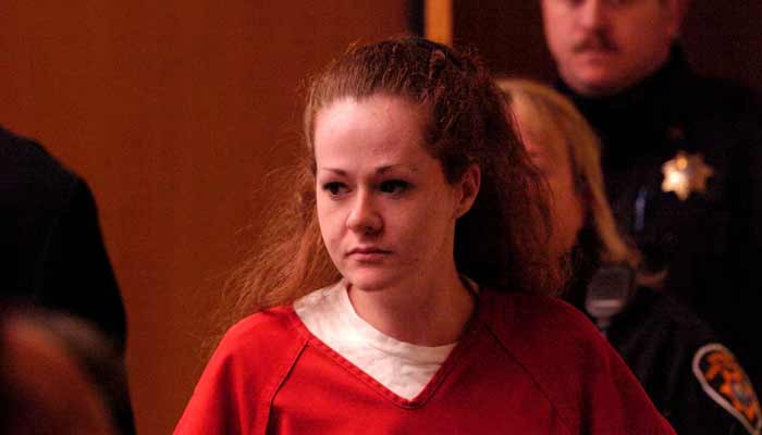 A picture taken on December 4, 2007, shows death row inmate Christa Pike entering a Knox County Criminal Court in Knoxville, Tennessee, US, obtained by Reuters on September 30, 2026.— Reuters