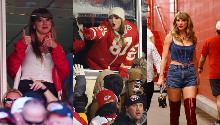 Taylor Swifts fans obsessed with her Chiefs game day looks