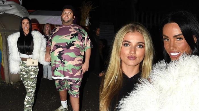 Katie Price puts worries aside as she enjoys star-studded Halloween event