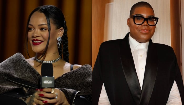 Rihanna reacts after EJ Johnson complains about Paris Fashion Week
