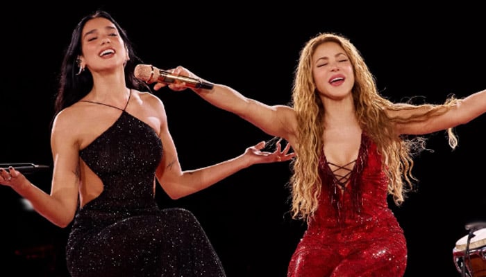 Shakira calls night with Dua Lipa a dream come true