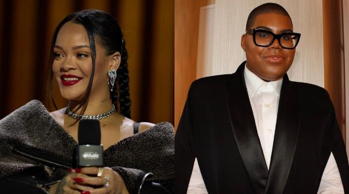 Rihanna reacts after EJ Johnson complains about Paris Fashion Week