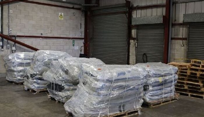 25 inflatable boats seized at East Midlands Airport in people smuggling crackdown