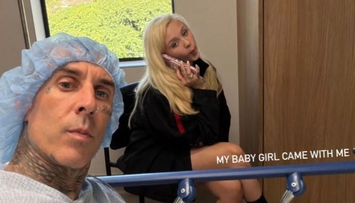 What happened to Travis Barker? Kourtney Kardashian stays by his side in new hospital photos